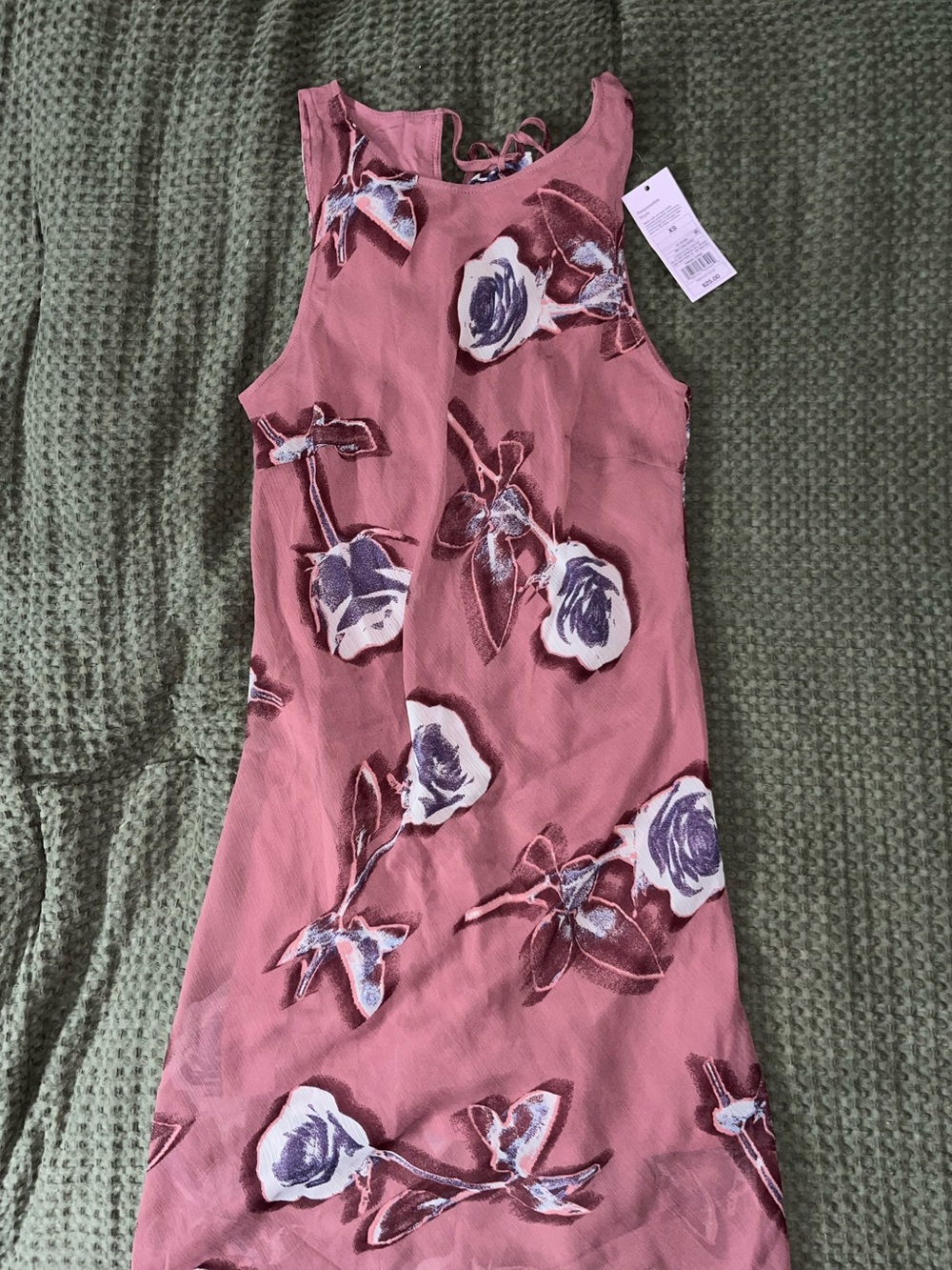 Wild Fable Pink Floral Sleeveless Dress XS